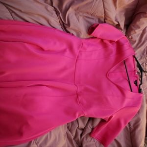 Hot pink dress